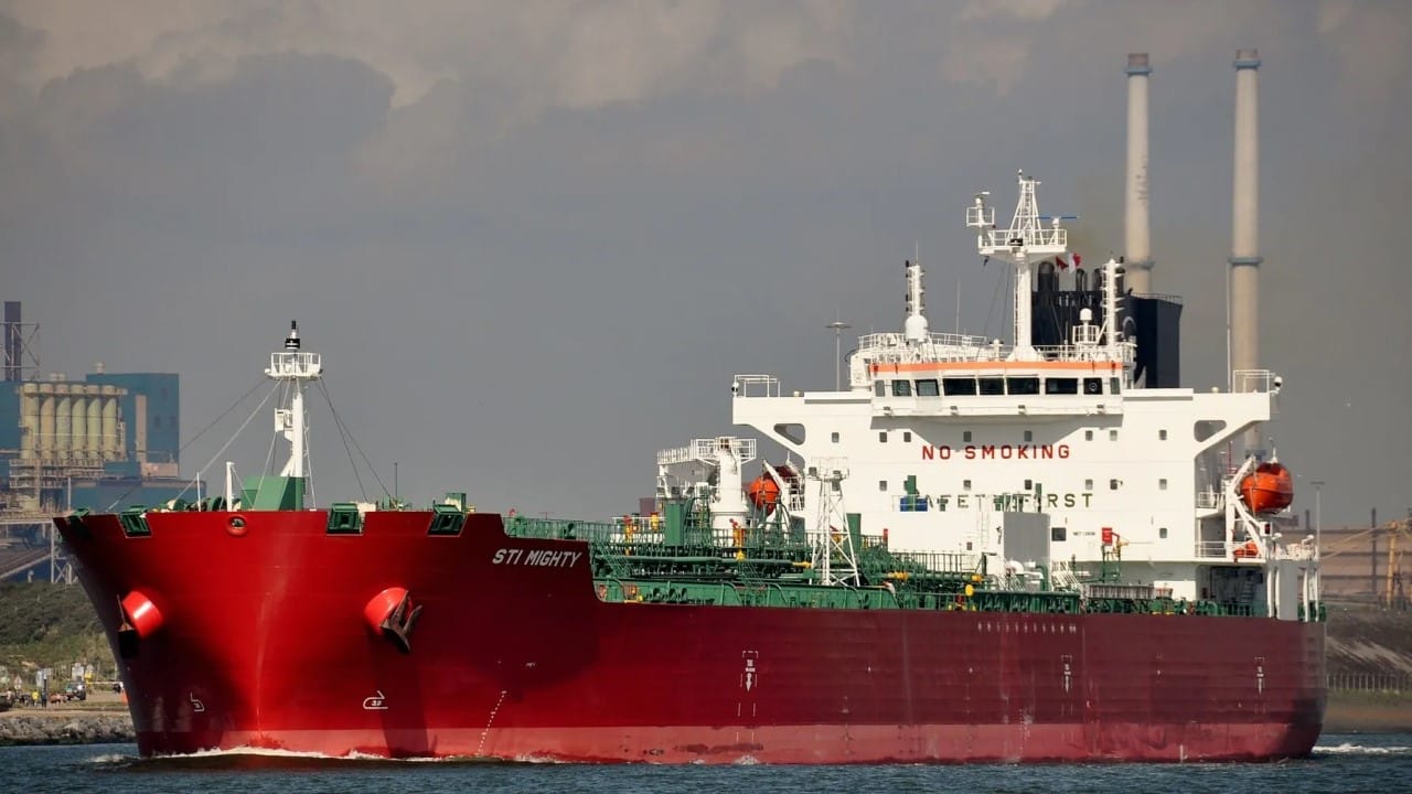 Scorpio Tankers 旗下 STI MIGHTY 轮(图源:Scorpio Tankers)